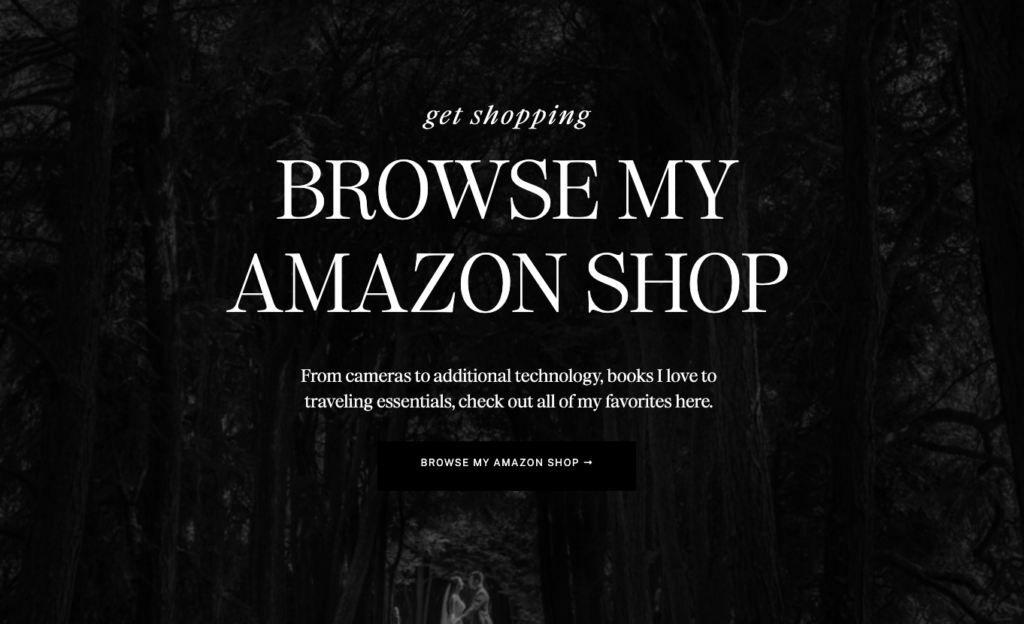 Susan Stripling Amazon shop for photographers
